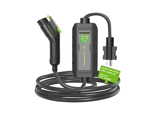 Aweltec CEVMaster Cấp 1+2 Bộ sạc EV 16A 110-240V J1772 Di động 16FT